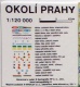 Okolí Prahy plastická 1:120000