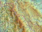 Orlické hory plastická 1:75000