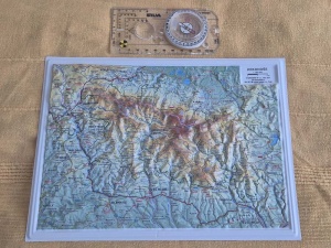 Krkonoše 1:180000, plast. A4