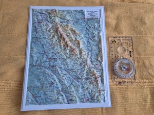 Orlické hory 1:275000, plast. A4